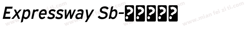 Expressway Sb字体转换